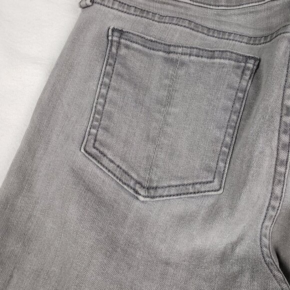 rag & bone Grey Skinny Jeans Size 27 Raw Hem Distressed Low Rise Grunge Denim - Picture 7 of 16